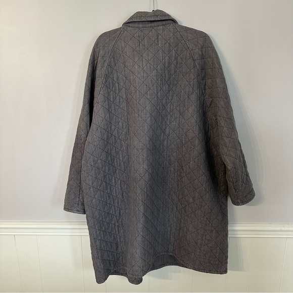 Melissa McCarthy Seven7 Women’s Long Sleeve Gray Quilted Jacket Sz 2X GUC - Picture 8 of 8